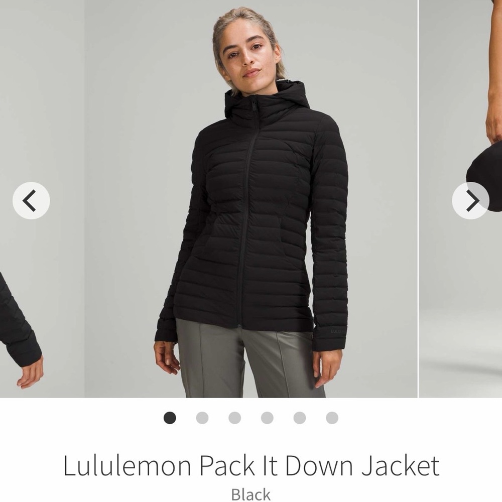 Lululemon Pack It Down Jacket - Black 12
